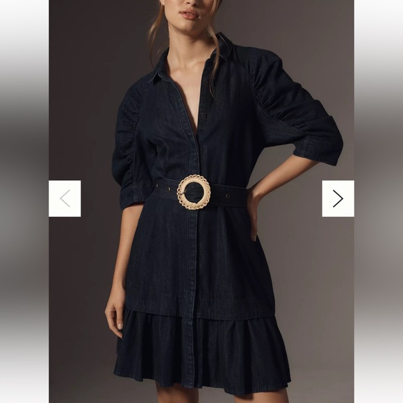 Sam Edelman Black Dress with Gold Buckle - Picture 11 of 11